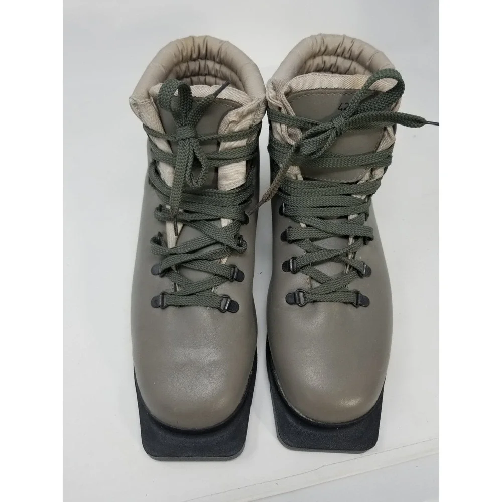 Alpina Boots Blazer Cross Country Nordic Ski Athletic 5107-0 Gray Vibram Sz 42